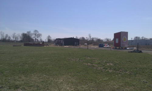 Danny Boys Drive In Movie Theaters - April 2013 Under Construction From Ron Gross